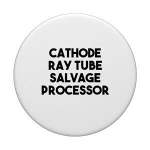 Cathode Ray Tube Salvage Processor PopSockets Standard PopGrip