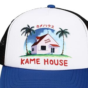 Dragon Ball Kame House Plain White Adjustable Trucker Hat