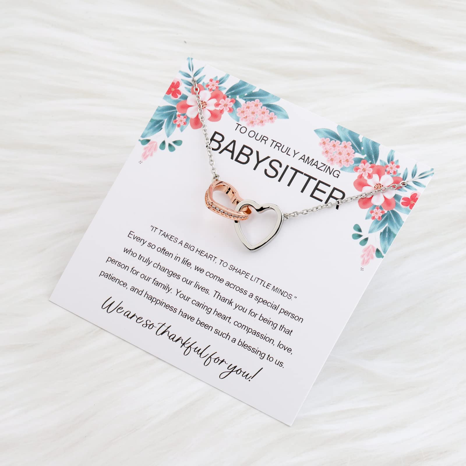 Babysitters Gifts Gifts For Babysitter Female Thank You Gift for Babysitter (BABYSITTER card)