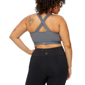 TomboyX Peak Low Impact Sports Bra- 5X-Large/Smoke