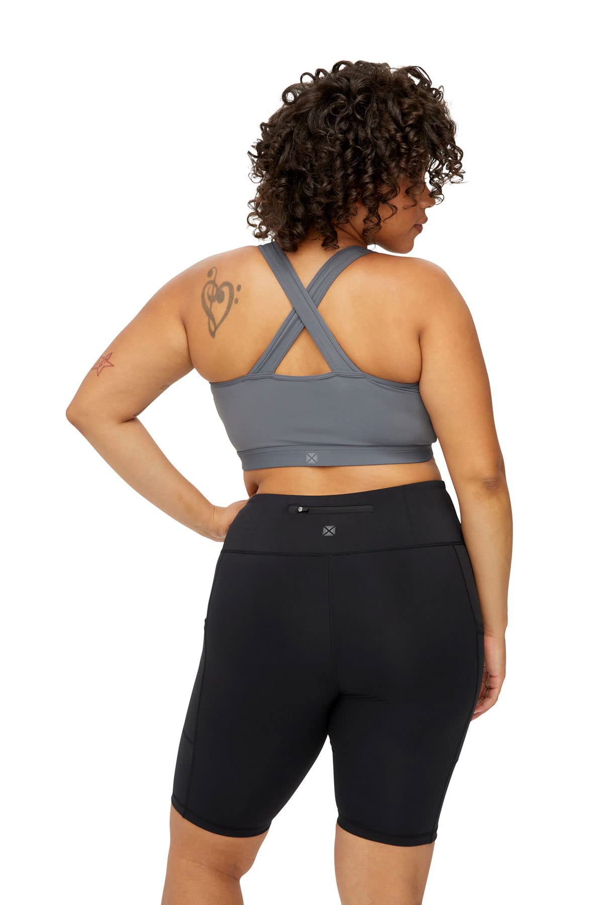 TomboyX Peak Low Impact Sports Bra- 5X-Large/Smoke