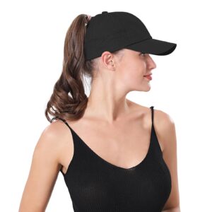 ZTL Women's High Ponytail Baseball Cap Performance Running Hat Quick Dry Mesh Sports Cap Adjustable Unstructured Dad Trucker Hats