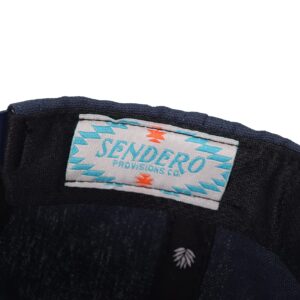 Sendero Provisions Co. Embroidered Logo The Hank Snapback Hat Blue One Size