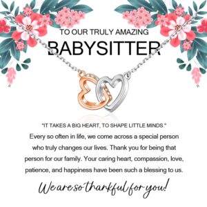 Babysitters Gifts Gifts For Babysitter Female Thank You Gift for Babysitter (BABYSITTER card)