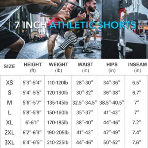 NORTHYARD Men's Athletic Running Shorts Quick Dry Workout Shorts 7"/ 5"/ 9" Lightweight Sports Gym Basketball Shorts Hiking Exercise COOLGREY L