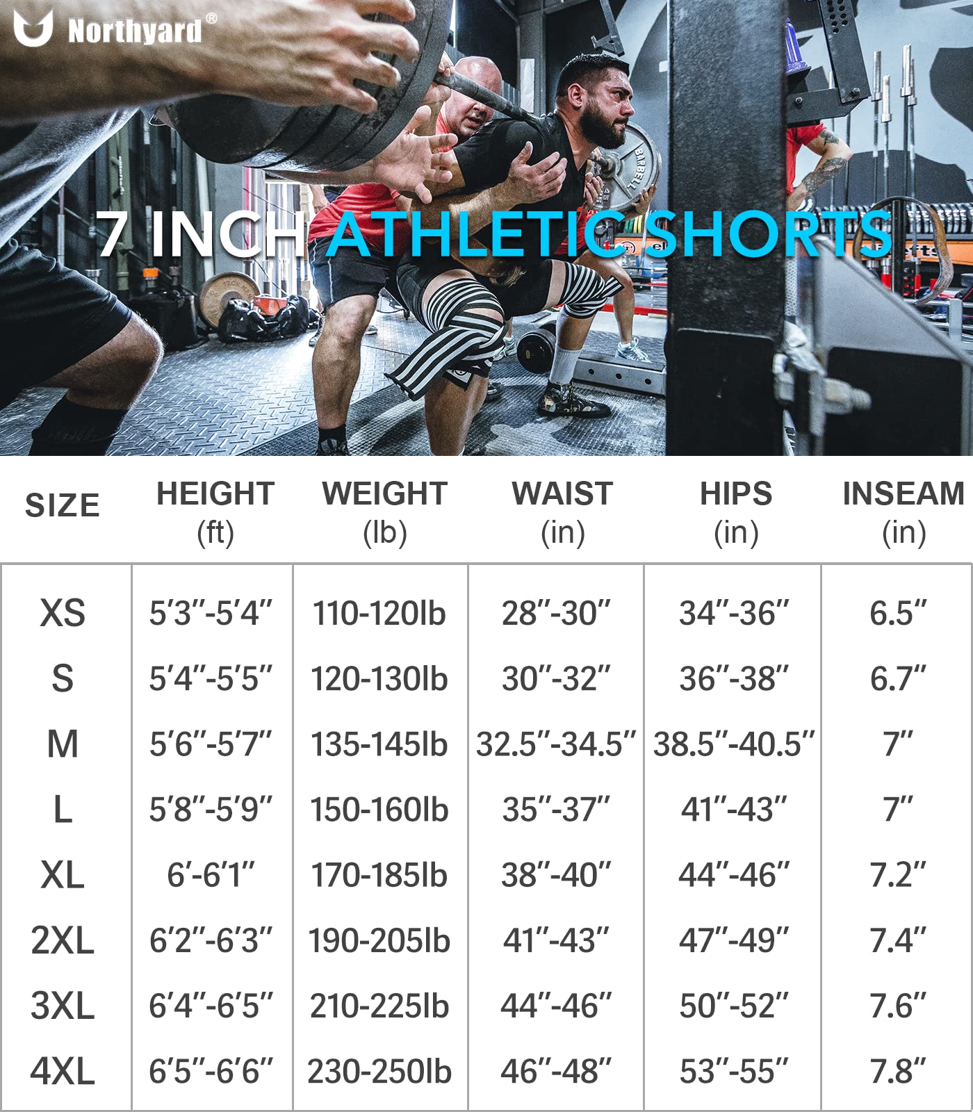 NORTHYARD Men's Athletic Running Shorts Quick Dry Workout Shorts 7"/ 5"/ 9" Lightweight Sports Gym Basketball Shorts Hiking Exercise COOLGREY L