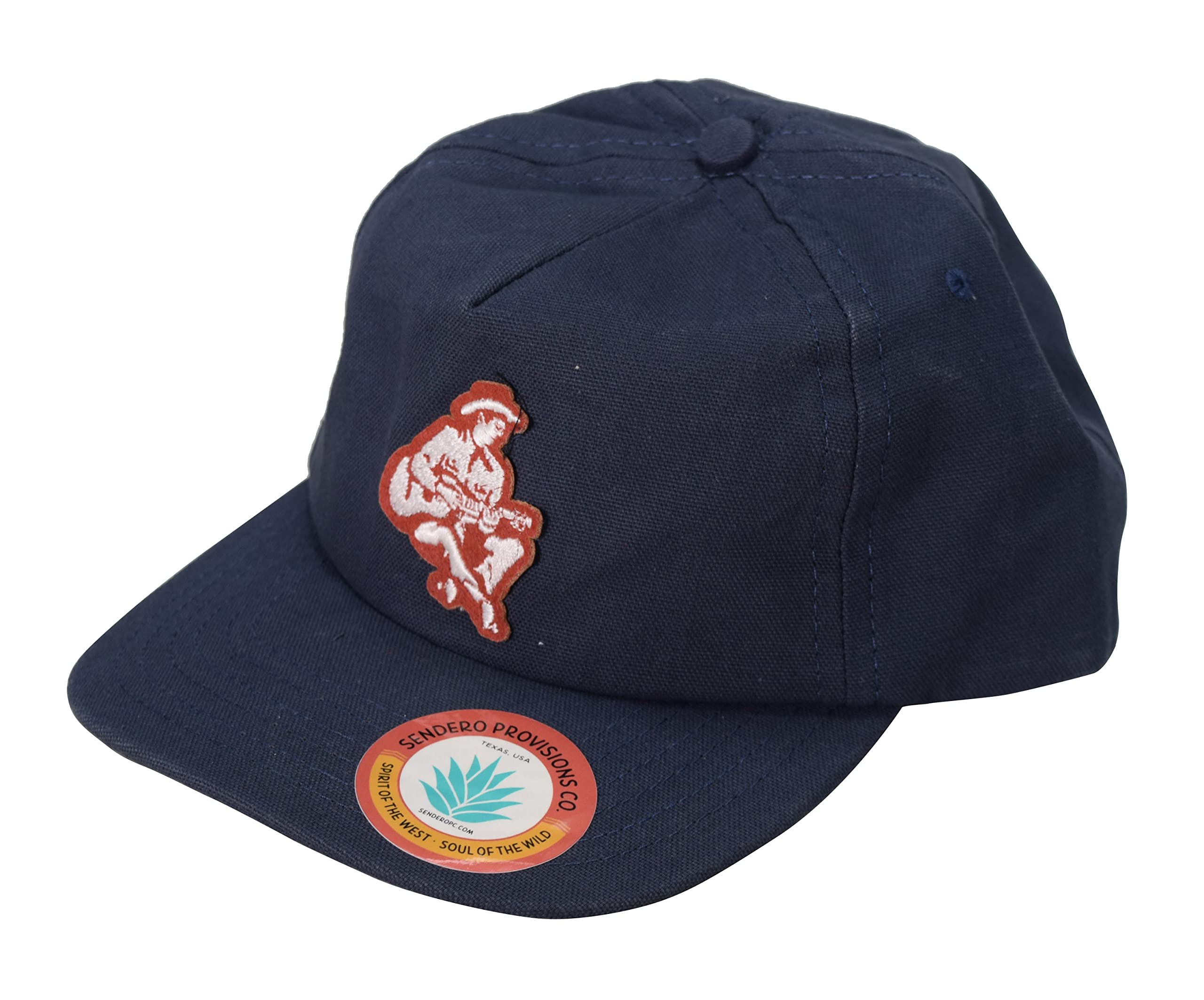 Sendero Provisions Co. Embroidered Logo The Hank Snapback Hat Blue One Size