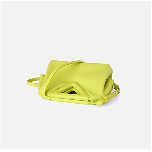 WPYYI Summer Hand Bags for Women Shoulder Bag Triangular Design Handbag Women Tote Elegant Crossbody Bags (Color : Green)