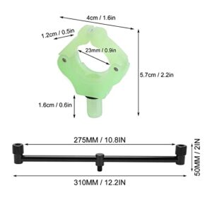 Xirfuni Magnetic Bracket Head, Professional Fishing Tool Accessories Universal Thread Design Convenient Fishing Rod Holder for Fishing