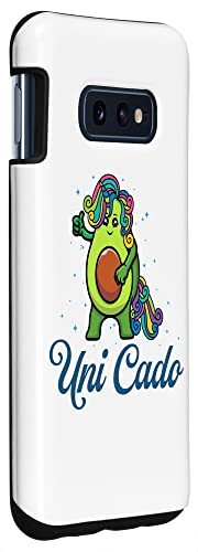 Galaxy S10e Uni Cado, Cute Avocado, Funny Unicorn, Guacamole, Vegan Case