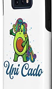 Galaxy S10e Uni Cado, Cute Avocado, Funny Unicorn, Guacamole, Vegan Case