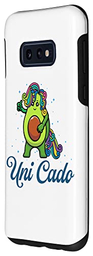 Galaxy S10e Uni Cado, Cute Avocado, Funny Unicorn, Guacamole, Vegan Case