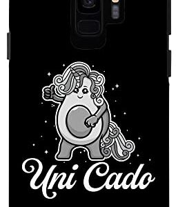 Galaxy S9 Uni Cado, Cute Avocado, Funny Unicorn, Guacamole, Vegan Case