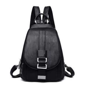 jishingal mini backpack purse for women with reinforced straps multipurpose design casual daily travel flap backpack purse handbags leather daypack