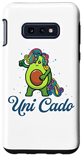 Galaxy S10e Uni Cado, Cute Avocado, Funny Unicorn, Guacamole, Vegan Case