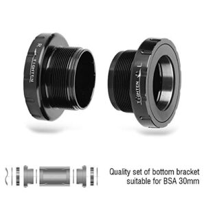 Shanrya Bottom Bracket, Bottom Bracket Thread, Bearing Outer 30Mm Outdoor for Road Bike / /Rotor/Raceface Men