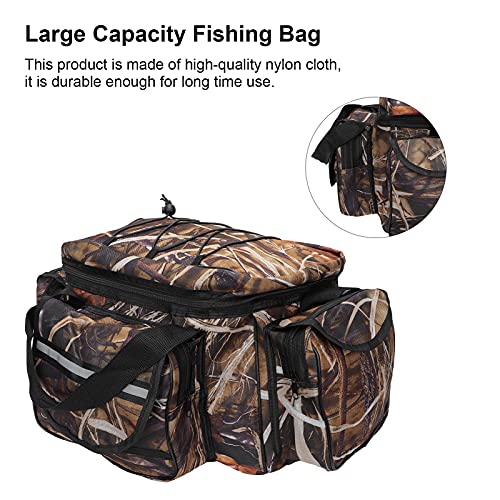 Alvinlite Large Capacity Fishing Messenger Storage Bag, Nylon Cloth Tool Bag Fishing Tackle Storage Bags Fishing Accessories