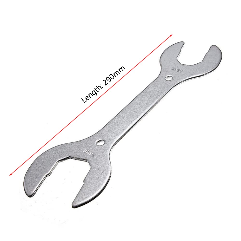 WIROJ Bike Headset Wrench Bicycle Front Fork Wrench Tool 30/32/36/40mm Steel Wrench Spanner for Mountain Bike Road Bike