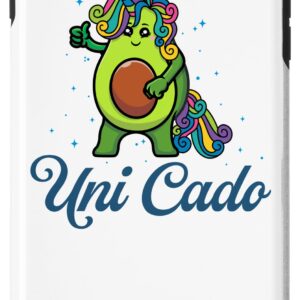 iPhone 7 Plus/8 Plus Uni Cado, Cute Avocado, Funny Unicorn, Guacamole, Vegan Case