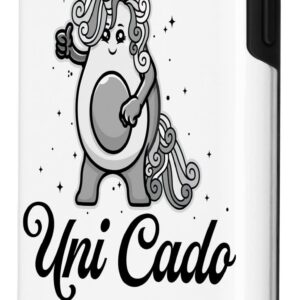 iPhone 11 Pro Max Uni Cado, Cute Avocado, Funny Unicorn, Guacamole, Vegan Case