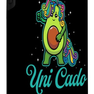 iPhone XS Max Uni Cado, Cute Avocado, Funny Unicorn, Guacamole, Vegan Case