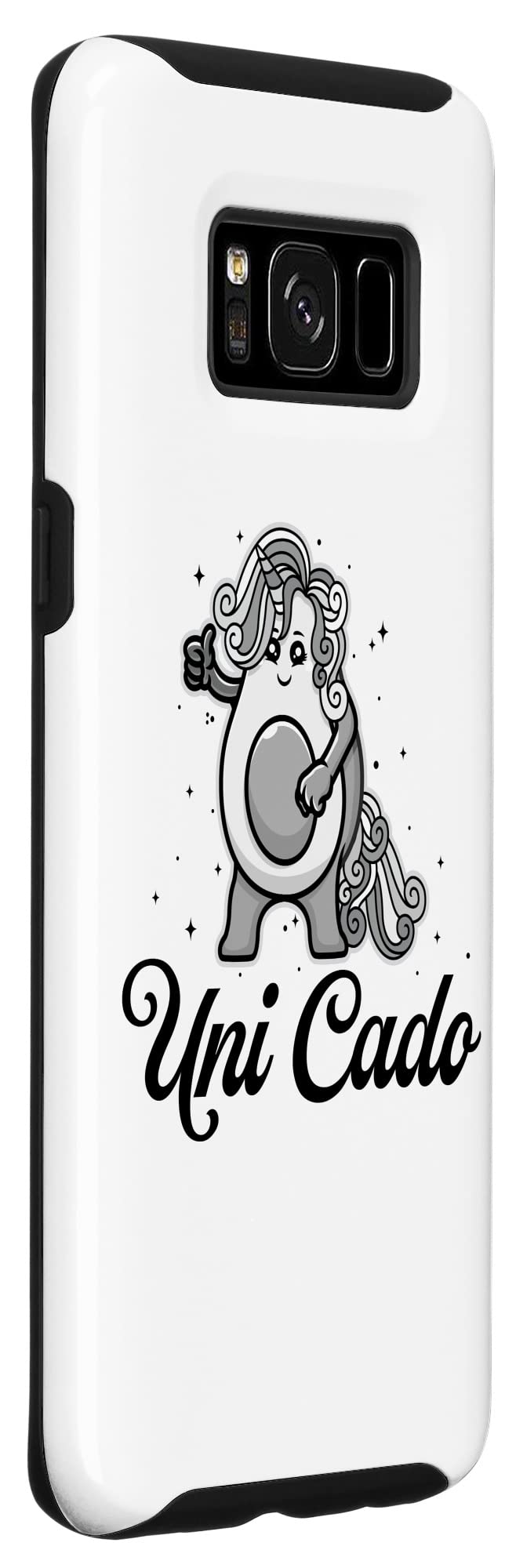 Galaxy S8 Uni Cado, Cute Avocado, Funny Unicorn, Guacamole, Vegan Case