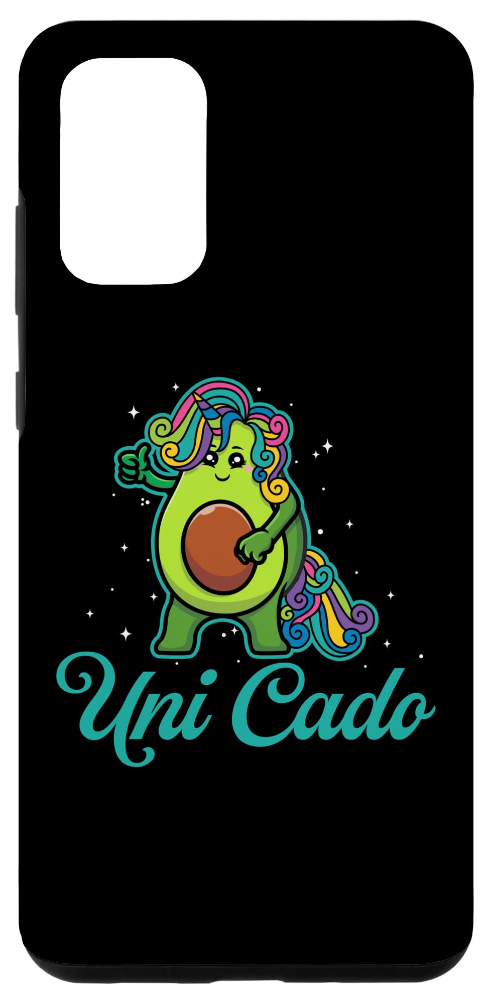 Galaxy S20+ Uni Cado, Cute Avocado, Funny Unicorn, Guacamole, Vegan Case