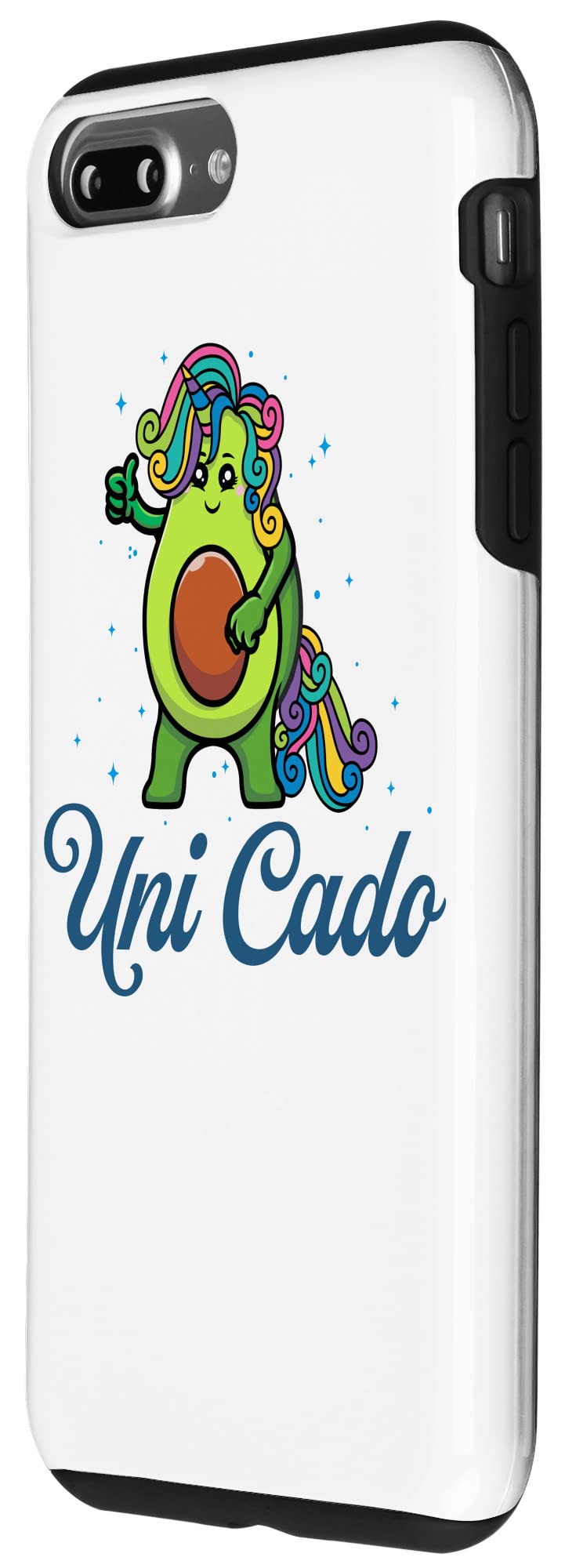 iPhone 7 Plus/8 Plus Uni Cado, Cute Avocado, Funny Unicorn, Guacamole, Vegan Case