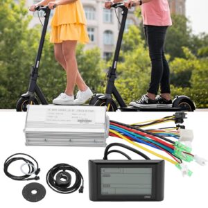 ANNAD Electric Bicycle Controller Display Waterproof Good Toughness E-Bike Controller Kit for 500W Motor