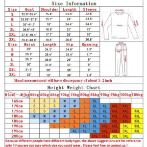 Workout Set Compression Shirt Pants Top Long Sleeve Sports Tight Base Layer Quick Dry & Moisture-Wicking