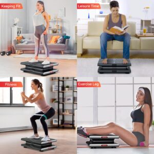 ROTAI Vibration Plate, 3D Vibrate Fitness Platform Home & Gym Exercise Machine Body Workout Equipment for Weight Loss, Toning & Wellness