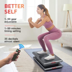 ROTAI Vibration Plate, 3D Vibrate Fitness Platform Home & Gym Exercise Machine Body Workout Equipment for Weight Loss, Toning & Wellness