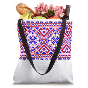 Thread Embroidery - Ancient Ukrainian Embroidered Tote Bag