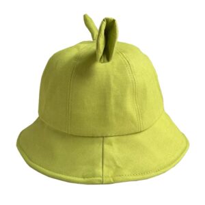 Shrek Bucket Hat for Women Men Summer Travel Beach Sun Hats Outdoor Cap Funny Cosplay Hat (Green)