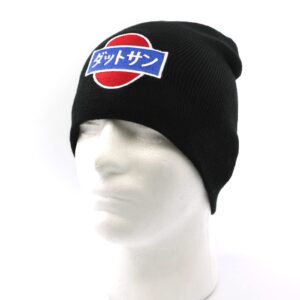 Datsun Beanie - Kanji Logo - Black Color - 510 Fanatics