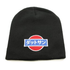 Datsun Beanie - Kanji Logo - Black Color - 510 Fanatics