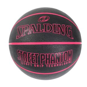 Spalding 84-670J Street Phantom, Black x Pink, No. 5, Basketball, Basketball