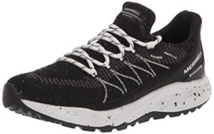 merrell womens bravada 2 hiking shoe, black/white, 8 wide us