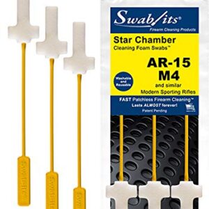 Swab-its Star Chamber Cleaning Foam Swabs - .22cal, 223cal, 5.56mm: 43-5556