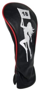 readygolf pole dancer embroidered driver headcover