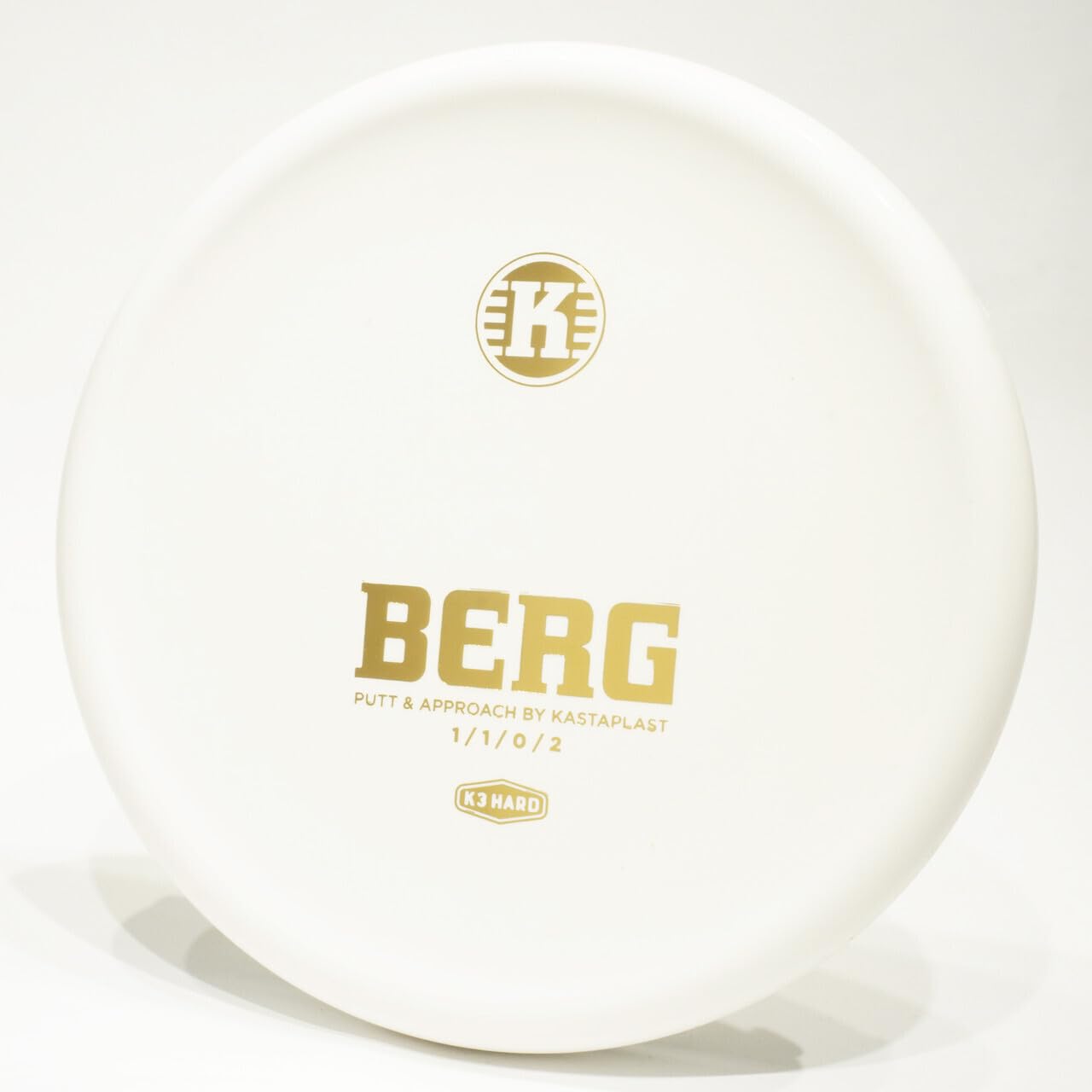 Kastaplast Berg (K3 Hard) Putter Golf Disc, Pick Weight/Color [Stamp & Exact Color May Vary] Yellow 173-174 Grams