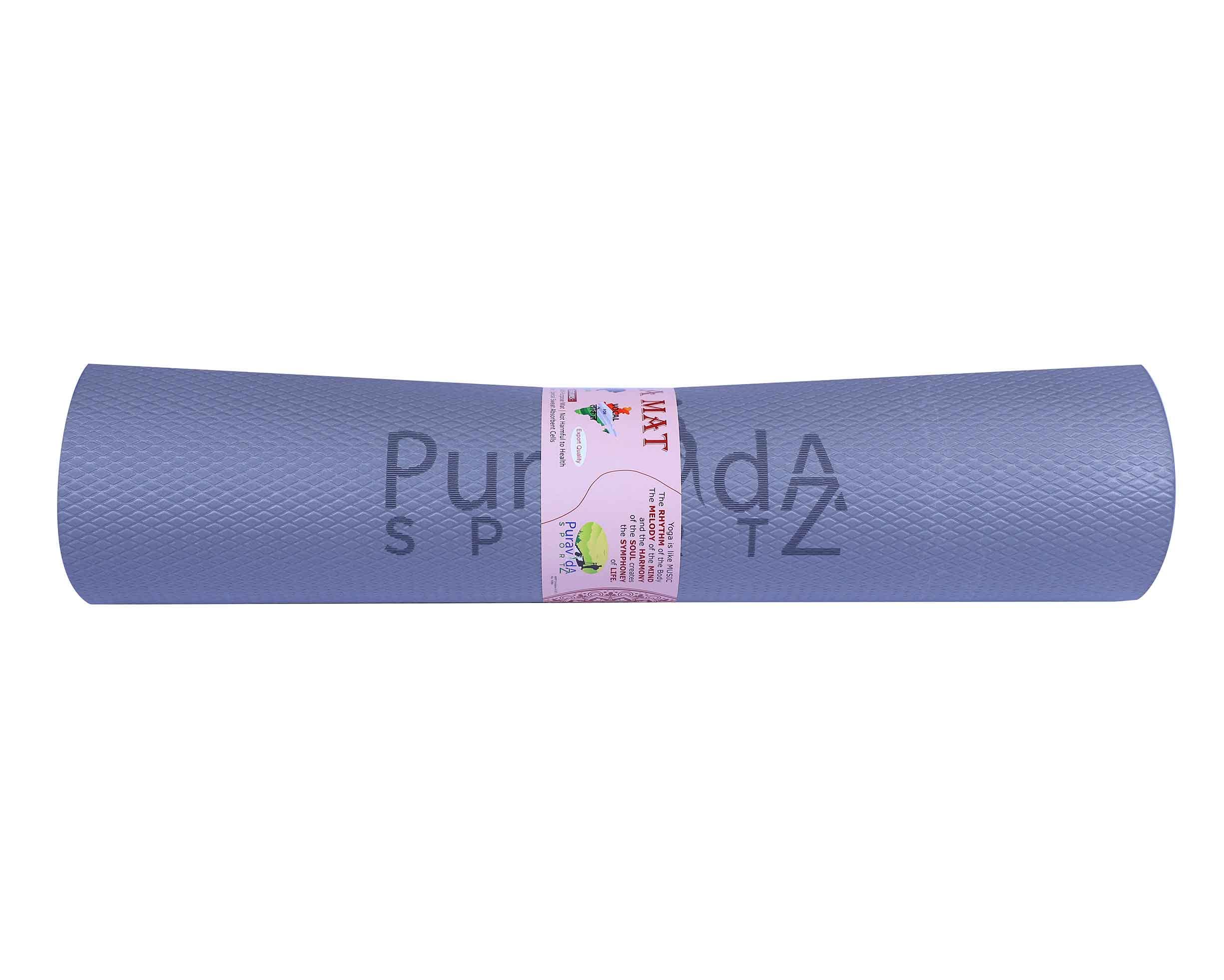 PuraVidaSportz Yoga Mat 6mm (Grey)