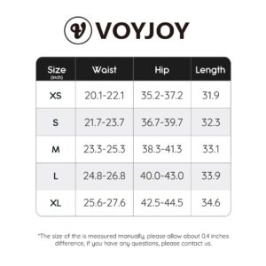 VOYJOY Athletic Workout Scrunch Leggings for Women High Waist Seamless Gym Pants Tummy Control Amplify Tights Charcoal Grey M