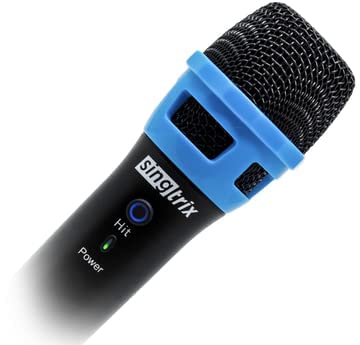 singtrix New Premium Wireless Karaoke Microphone Seen On SharkTank, with Hit Effect Party Bundle Karaoke Machines, Kids & Adults, Universal 1/4" Output, 150ft Range, Events, Speech, Party