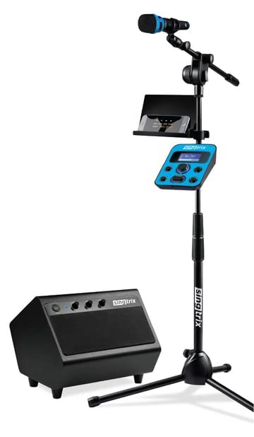 singtrix New Premium Wireless Karaoke Microphone Seen On SharkTank, with Hit Effect Party Bundle Karaoke Machines, Kids & Adults, Universal 1/4" Output, 150ft Range, Events, Speech, Party