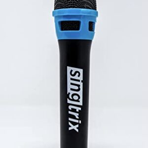 singtrix New Premium Wireless Karaoke Microphone Seen On SharkTank, with Hit Effect Party Bundle Karaoke Machines, Kids & Adults, Universal 1/4" Output, 150ft Range, Events, Speech, Party