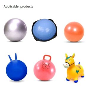 LORJE Fitness Exercise Sport Yoga Ball Inflatable Bed Pool Air Stopper Plug Pin, Exercise Ball Plug Replacement kit, 12Pieces