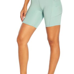 Marika Women's Lex High Rise Pocket Short, Blue Surf, Medium