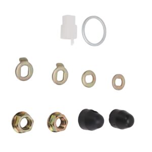 Alomejor M14 Nuts Washer Kit Hub Motor Nuts Kit Steel Hub Motor with 14mm Shaft for Electric Bikes Scooters