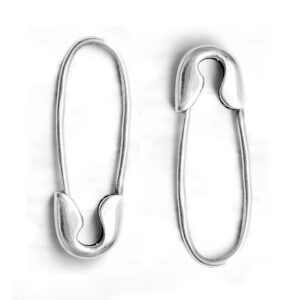 sterling silver safety pin earrings for women boho-magic jewelry